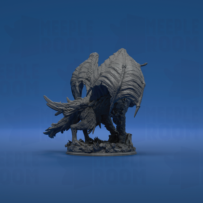 The Jabberwock, Monster of the Tulgey Wood by DM Stash | Miniature | TTRPG | Unpainted | Print on Demand