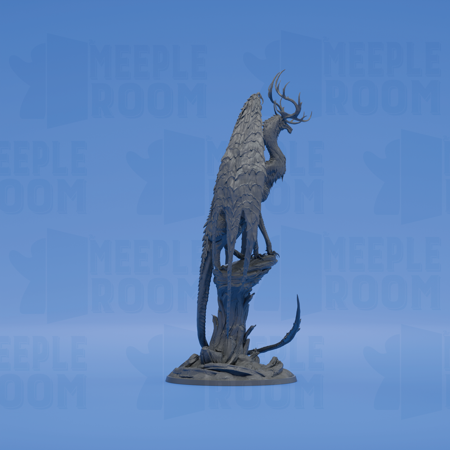 Adult Vampiric Dragon by Rescale Miniatures | Miniature | TTRPG | Unpainted | Print on Demand