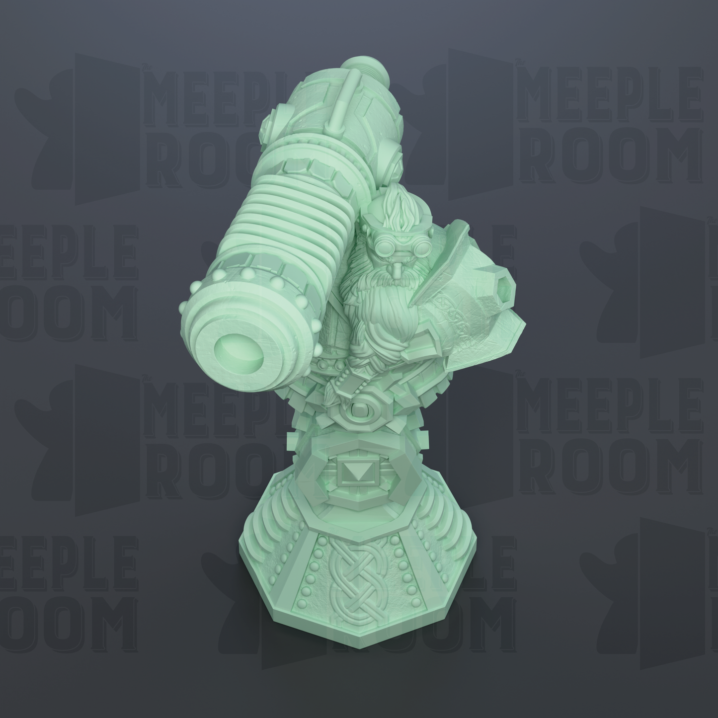 Rook, Dwarven Cannoneer, Bust by DM Stash | Miniature | TTRPG | Unpainted | Print on Demand