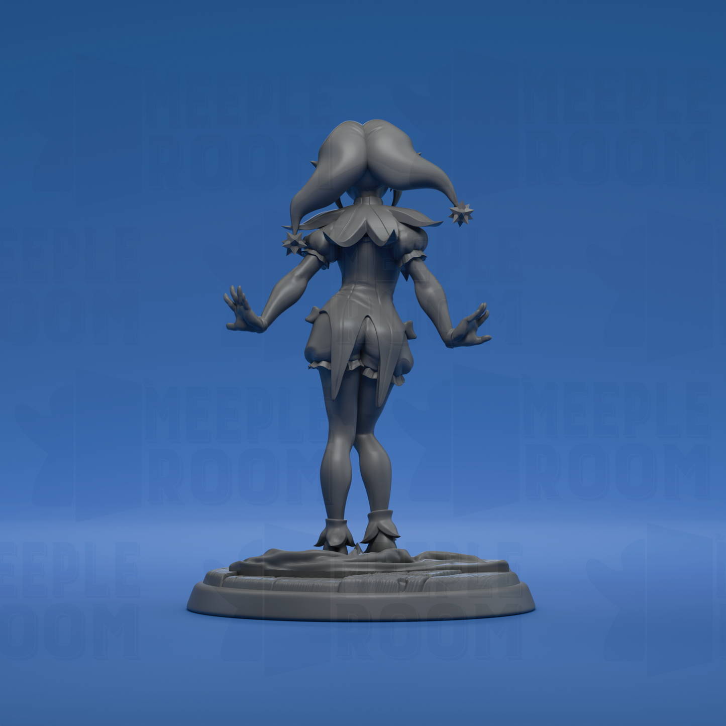 Lark, Human Jester by Twin Goddess Miniatures | Miniature | TTRPG | Unpainted | Print on Demand