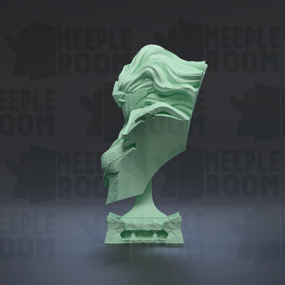 Knight of the Nebula, Bust by Witchsong Miniatures | Miniature | TTRPG | Unpainted | Print on Demand
