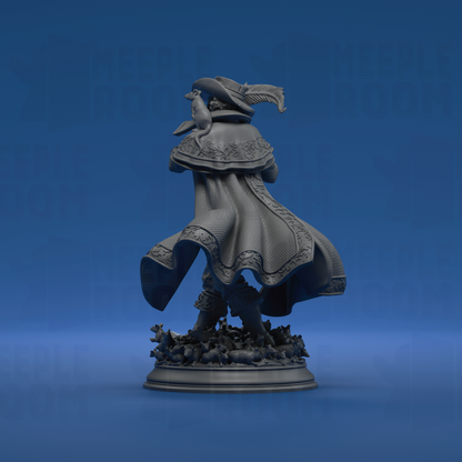 Hamelin Pansworth, the Pied Piper by DM Stash | Miniature | TTRPG | Unpainted | Print on Demand