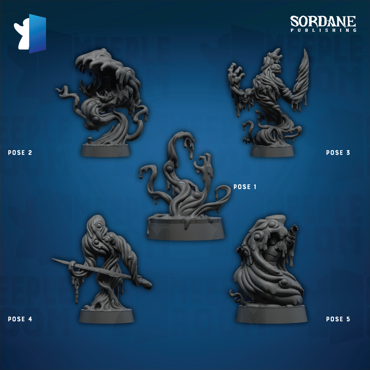 Shadow Jellies by Sordane Publishing | Miniature | TTRPG | Unpainted | Print on Demand