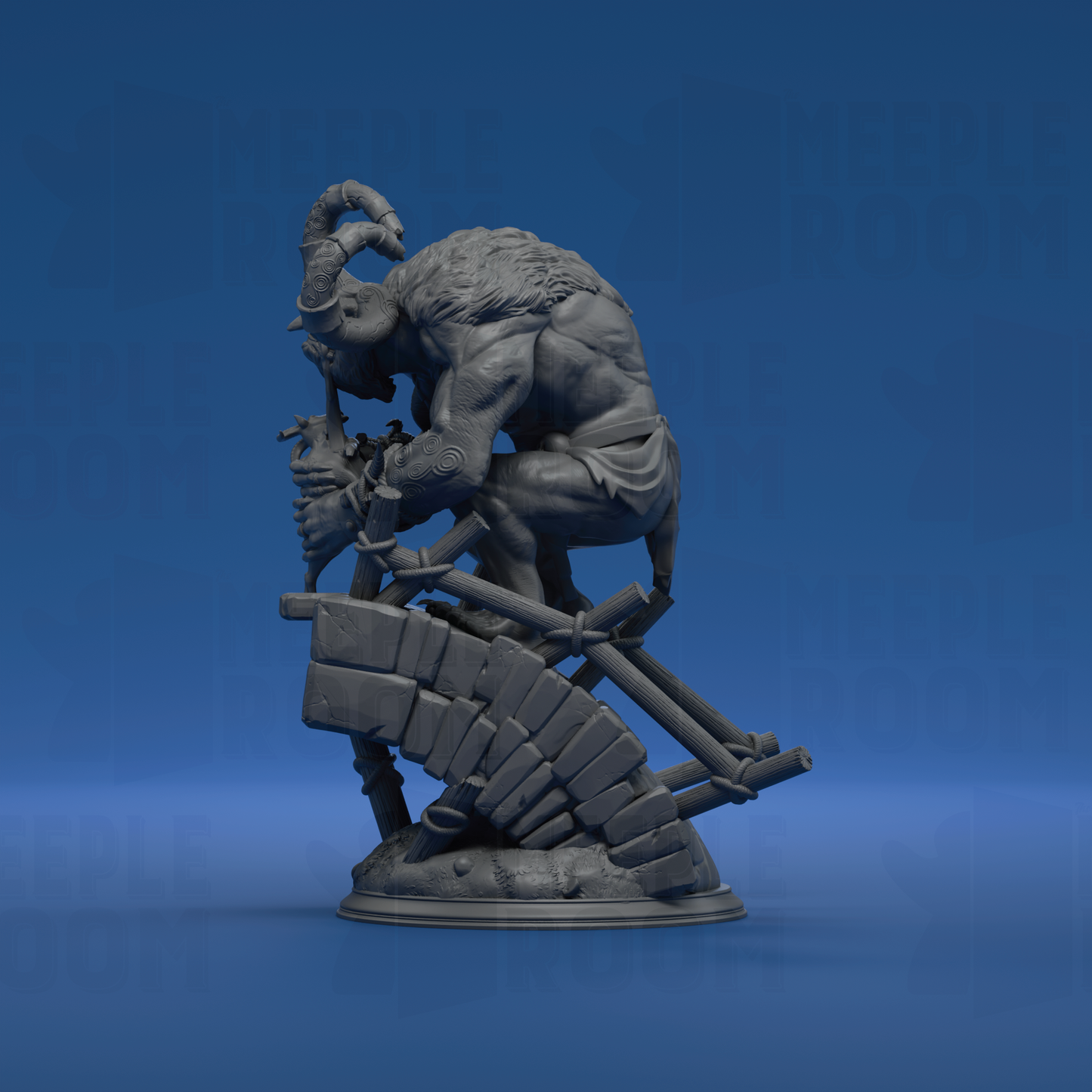 Little John, Bridge Troll by DM Stash | Miniature | TTRPG | Unpainted | Print on Demand