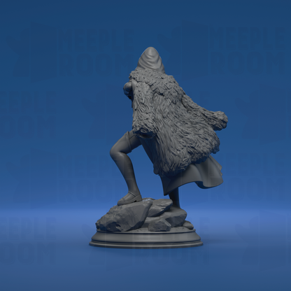 The Crimson Hood, Brigand of the Woods by DM Stash | Miniature | TTRPG | Unpainted | Print on Demand