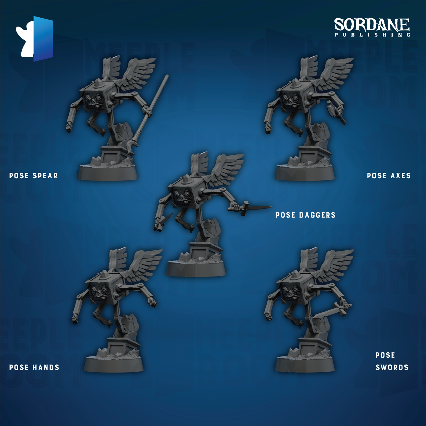 Sordalite Drone, Quadrone by Sordane Publishing | Miniature | TTRPG | Unpainted | Print on Demand