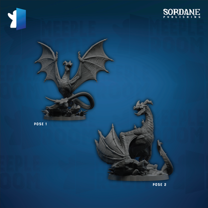 Wyvern by Sordane Publishing | Miniature | TTRPG | Unpainted | Print on Demand