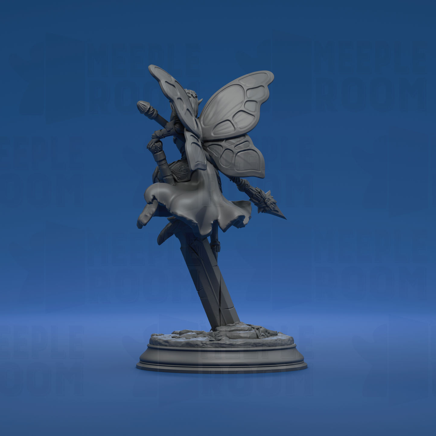 Battle Bell, Fairy Knight by DM Stash | Miniature | TTRPG | Unpainted | Print on Demand