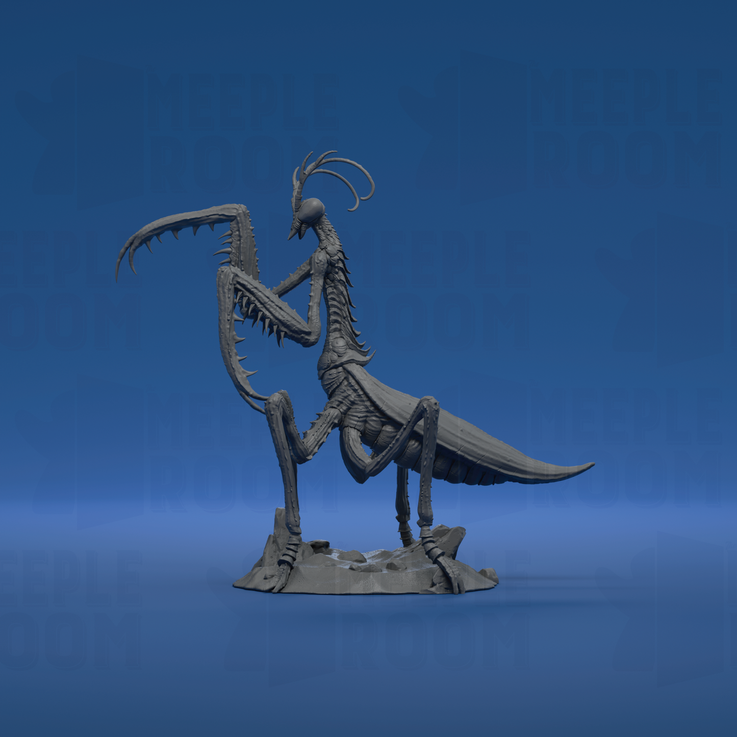 Giant Mantis by PrintYourMonsters | Miniature | TTRPG | Unpainted | Print on Demand