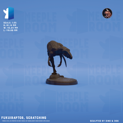 Fukuiraptor by Dino & Dog | Model Kit | Scale Model | Unpainted | Print on Demand