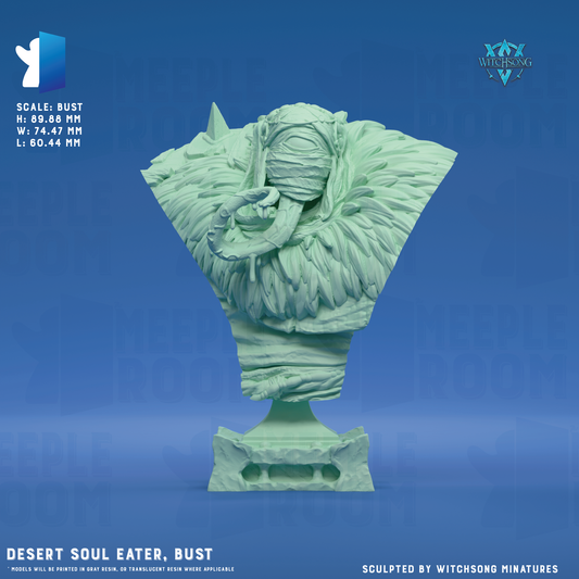 Desert Soul Eater, Bust by Witchsong Miniatures | Bust | Display Figure | Unpainted | Print on Demand