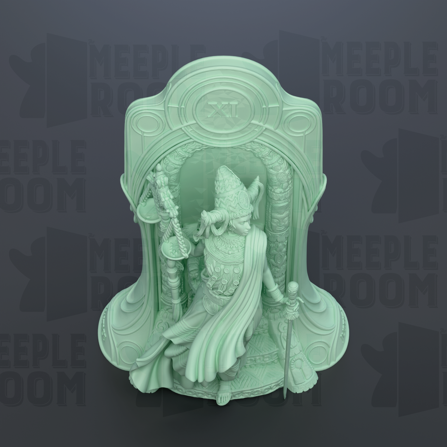 Tarot Arcana, Justice by Nerikson | Miniature | TTRPG | Unpainted | Print on Demand