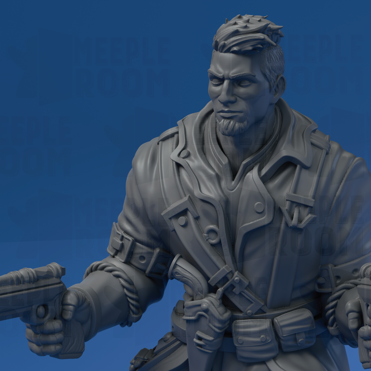 Titaran Gunslinger by Sordane Publishing | Miniature | TTRPG | Unpainted | Print on Demand