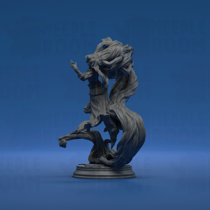 Rapunzel the Mad, Broken Princess by DM Stash | Miniature | TTRPG | Unpainted | Print on Demand