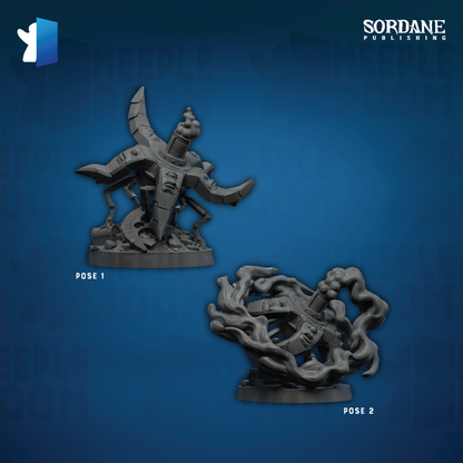 Sordalite Drone, Pentadrone by Sordane Publishing | Miniature | TTRPG | Unpainted | Print on Demand