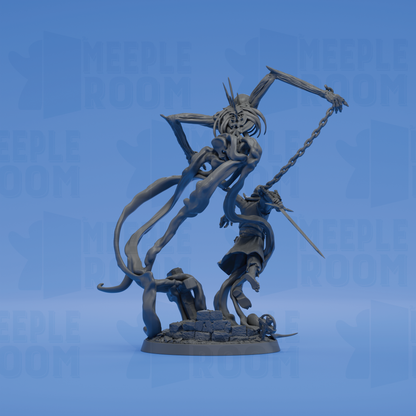 The Four Mourners by Rescale Miniatures | Miniature | TTRPG | Unpainted | Print on Demand
