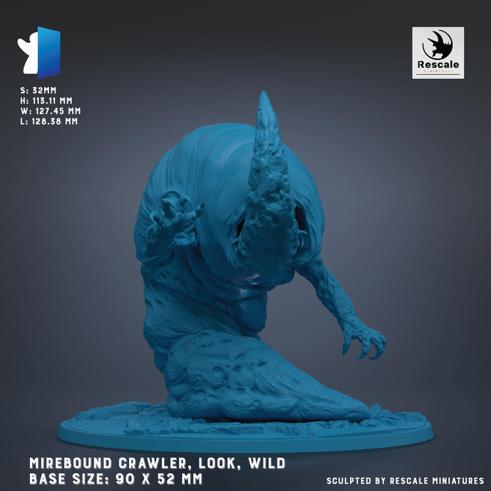 a blue statue of a creature on a gray background
