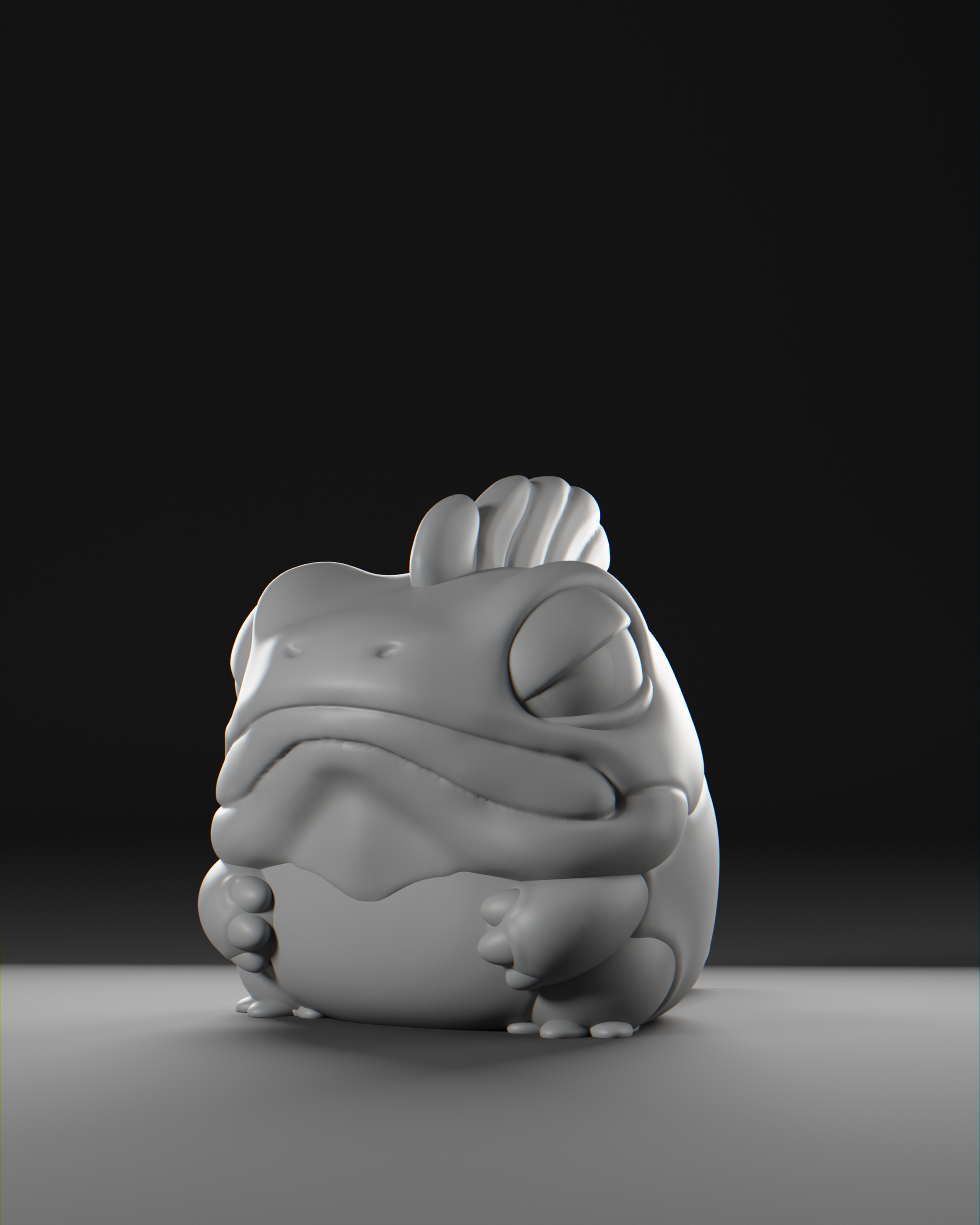 a white object sitting on top of a table