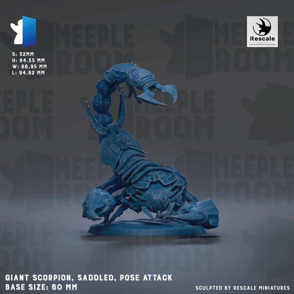 a plastic model of a scorpion on a gray background