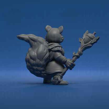 Squirrel Guild by Dice Heads | Miniature | TTRPG | Unpainted | Print on Demand