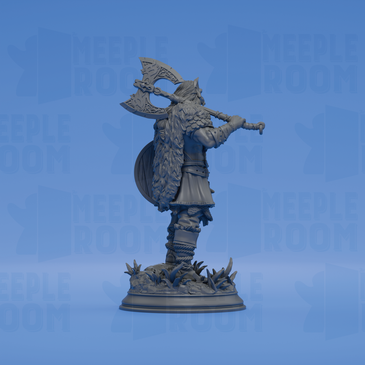 Skjolnir Ulvar, Barbarian of the Wolf by DM Stash | Miniature | TTRPG | Unpainted | Print on Demand