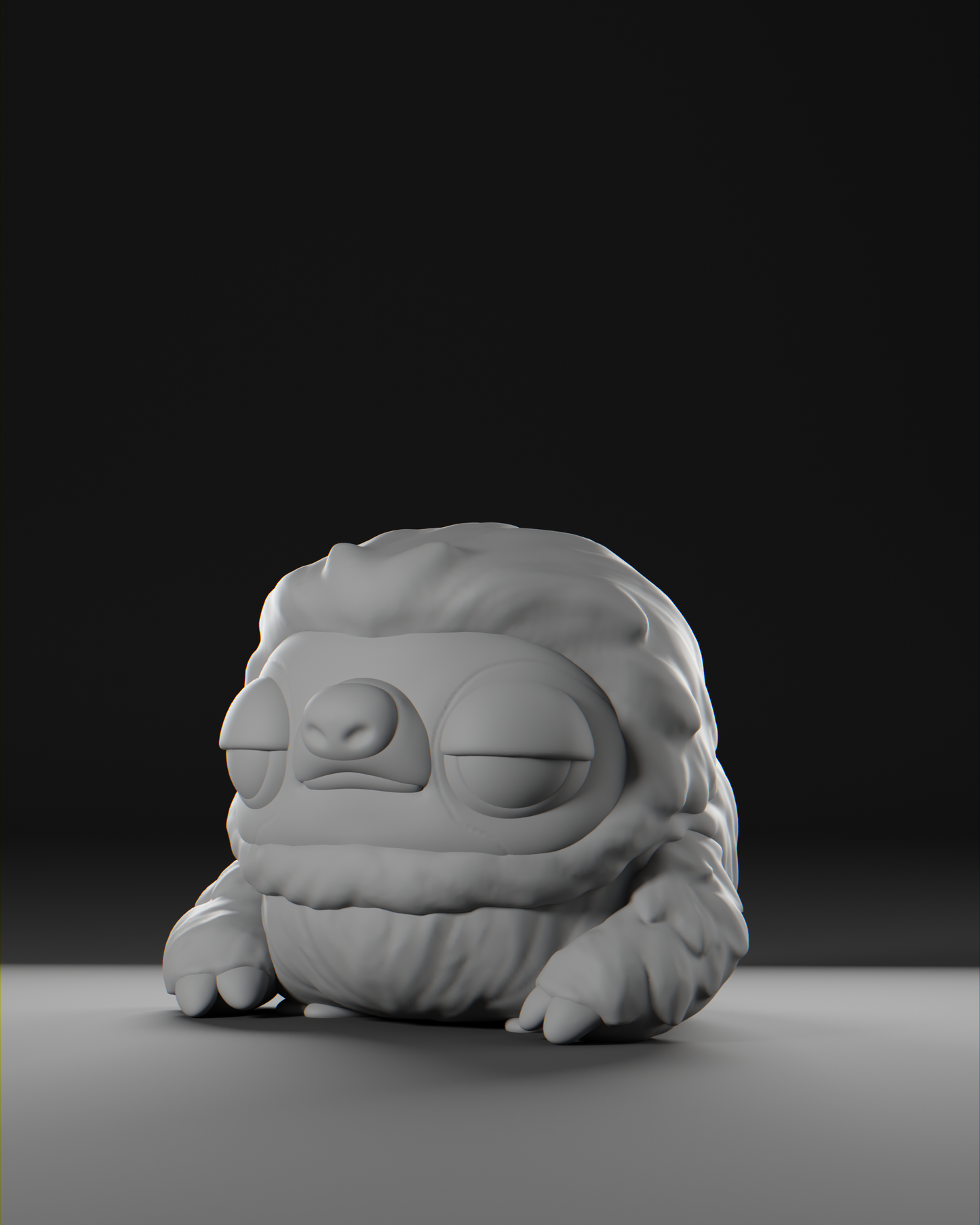 a white sculpture sitting on top of a table