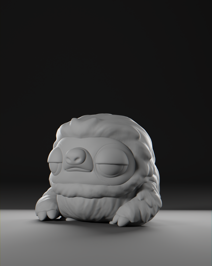 a white sculpture sitting on top of a table