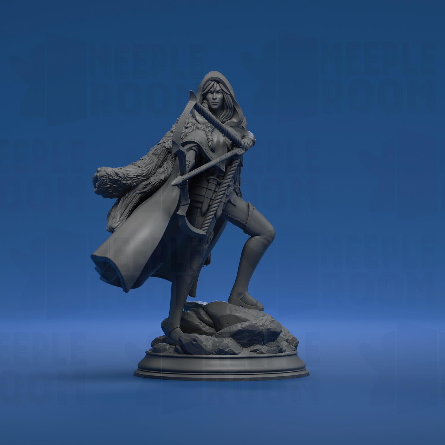 The Crimson Hood, Brigand of the Woods by DM Stash | Miniature | TTRPG | Unpainted | Print on Demand