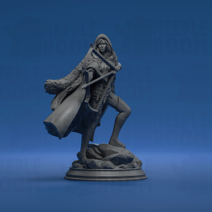 The Crimson Hood, Brigand of the Woods by DM Stash | Miniature | TTRPG | Unpainted | Print on Demand