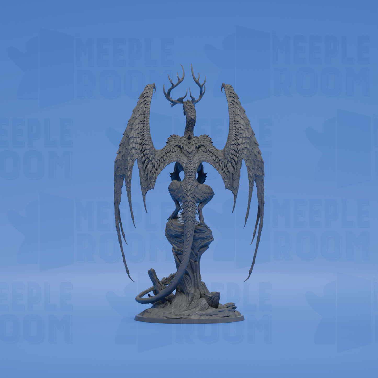 Adult Vampiric Dragon by Rescale Miniatures | Miniature | TTRPG | Unpainted | Print on Demand