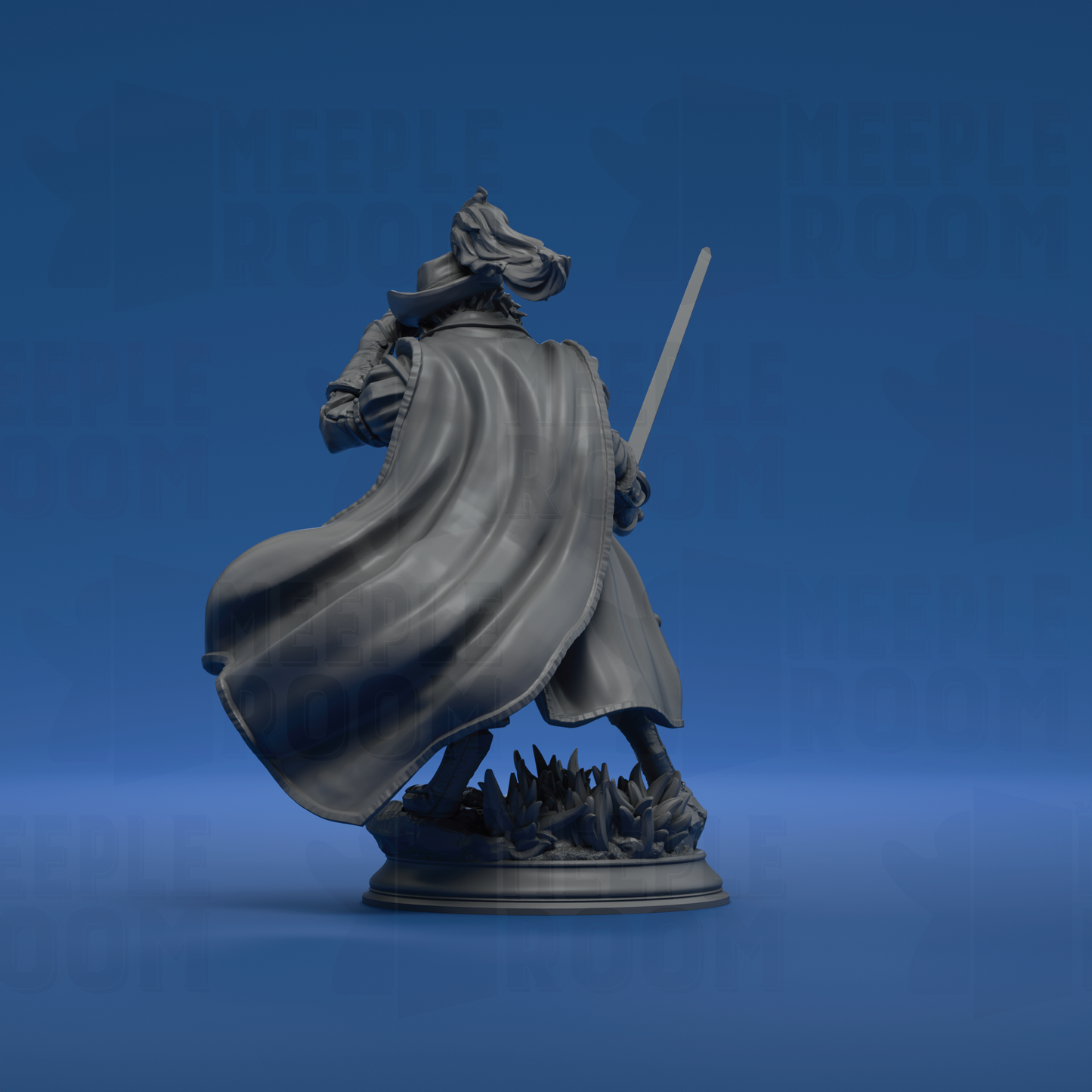 Puss-In-Boots, Tabaxi Fencer by DM Stash | Miniature | TTRPG | Unpainted | Print on Demand