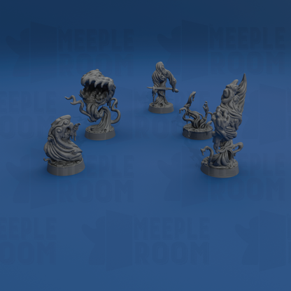 Shadow Jellies by Sordane Publishing | Miniature | TTRPG | Unpainted | Print on Demand