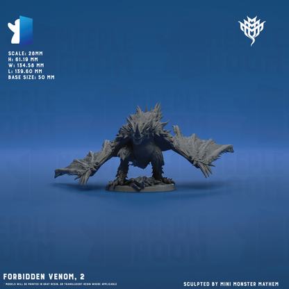 Forbidden Venom by Mini Monster Mayhem | Miniature | TTRPG | Unpainted | Print on Demand