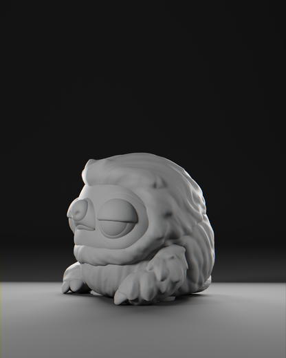 a white lion statue sitting on top of a table