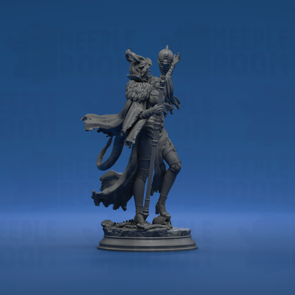 Mallory the Envious, the Dark Ruler by DM Stash | Miniature | TTRPG | Unpainted | Print on Demand