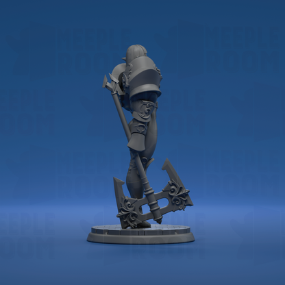 Nuru, Executioner by Twin Goddess Miniatures | Miniature | TTRPG | Unpainted | Print on Demand