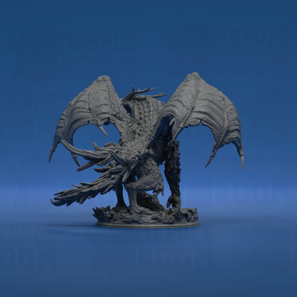 The Jabberwock, Monster of the Tulgey Wood by DM Stash | Miniature | TTRPG | Unpainted | Print on Demand