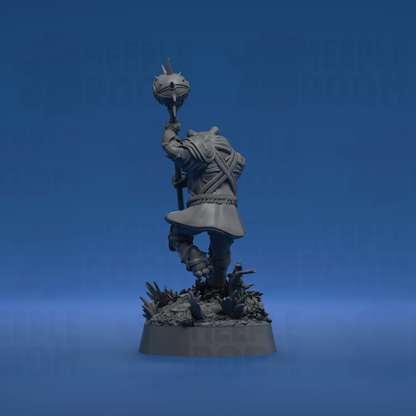 Cappy Paladin by Sordane Publishing | Miniature | TTRPG | Unpainted | Print on Demand