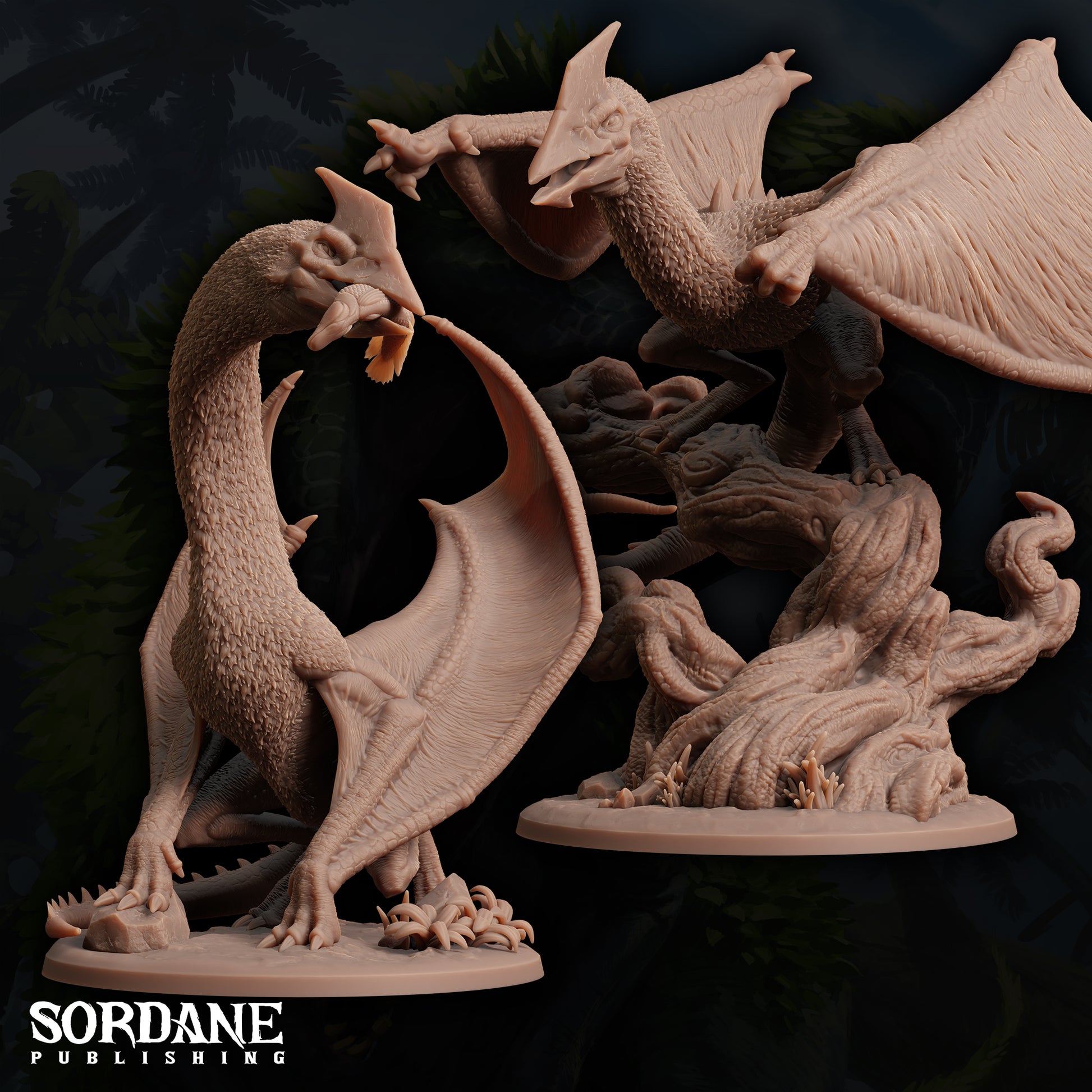 a couple of figurines that are next to each other