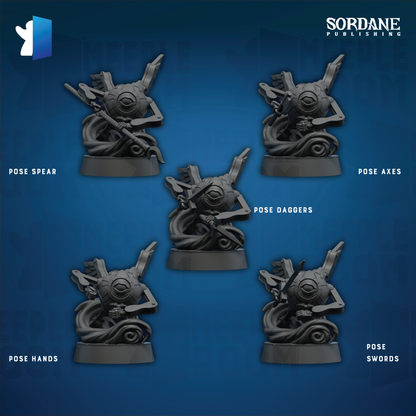 Sordalite Drone, Monodrone by Sordane Publishing | Miniature | TTRPG | Unpainted | Print on Demand