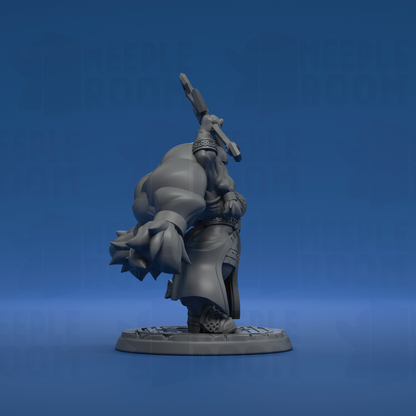 Lyri, Dwarf Mage by Twin Goddess Miniatures | Miniature | TTRPG | Unpainted | Print on Demand