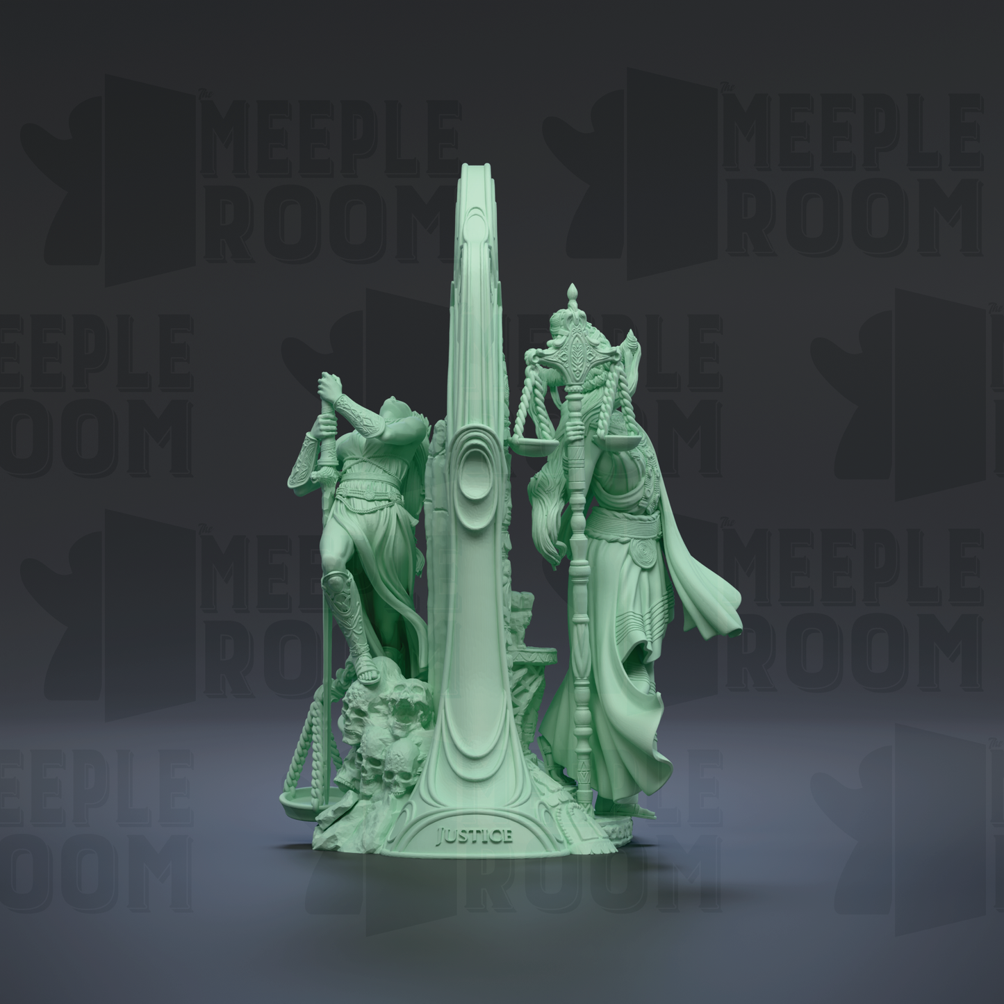 Tarot Arcana, Justice by Nerikson | Miniature | TTRPG | Unpainted | Print on Demand