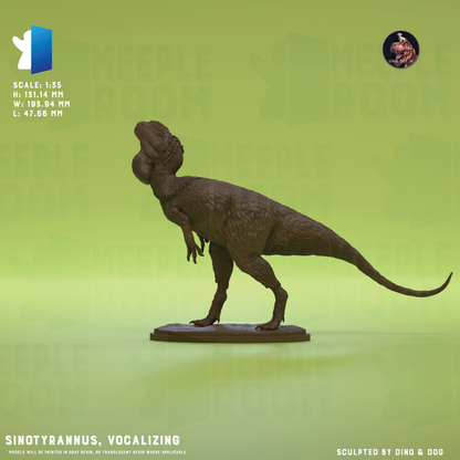 Sinotyrannus by Dino & Dog | Miniature | TTRPG | Unpainted | Print on Demand