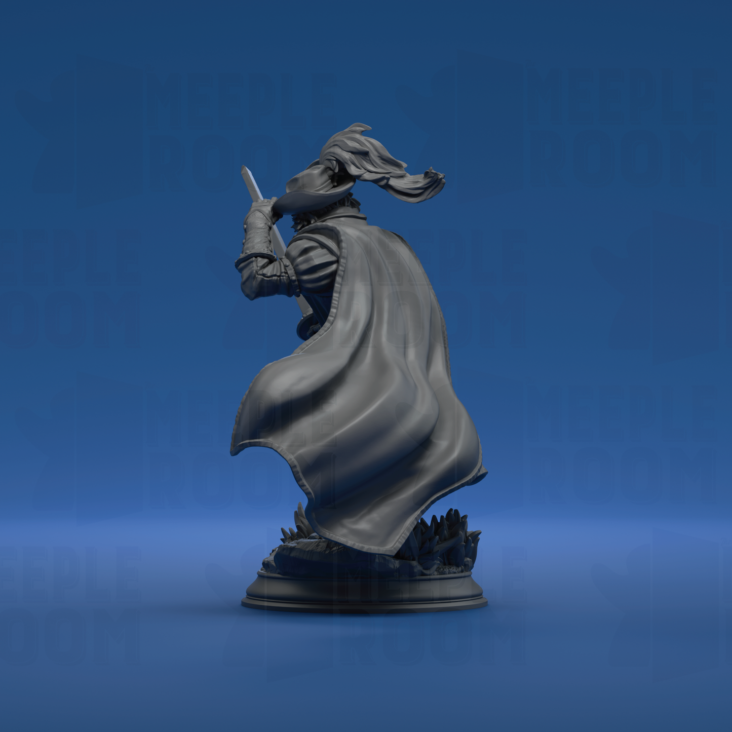 Puss-In-Boots, Tabaxi Fencer by DM Stash | Miniature | TTRPG | Unpainted | Print on Demand