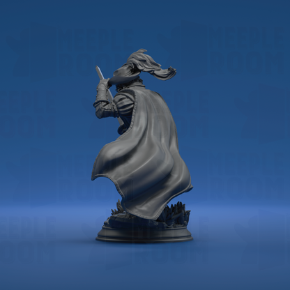Puss-In-Boots, Tabaxi Fencer by DM Stash | Miniature | TTRPG | Unpainted | Print on Demand