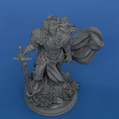 Prince Charming, Noble Knight by DM Stash | Miniature | TTRPG | Unpainted | Print on Demand
