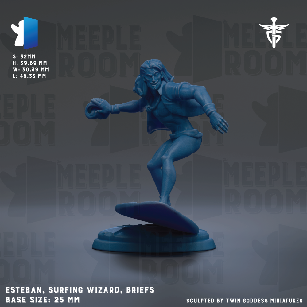 a statue of a man on a surfboard