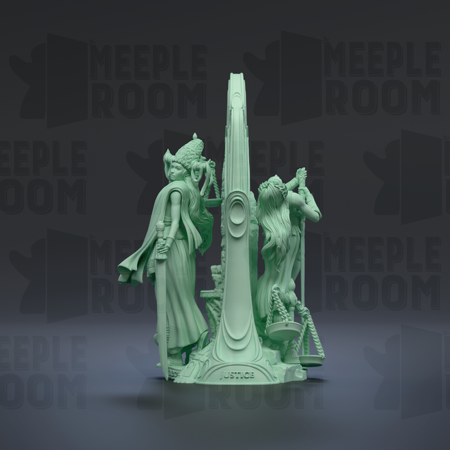 Tarot Arcana, Justice by Nerikson | Miniature | TTRPG | Unpainted | Print on Demand