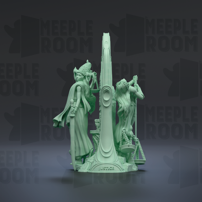 Tarot Arcana, Justice by Nerikson | Miniature | TTRPG | Unpainted | Print on Demand