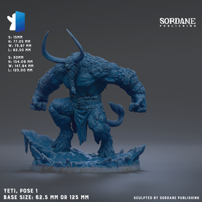 a blue, monstrous creature with horns and a large body, standing on a rocky surface.